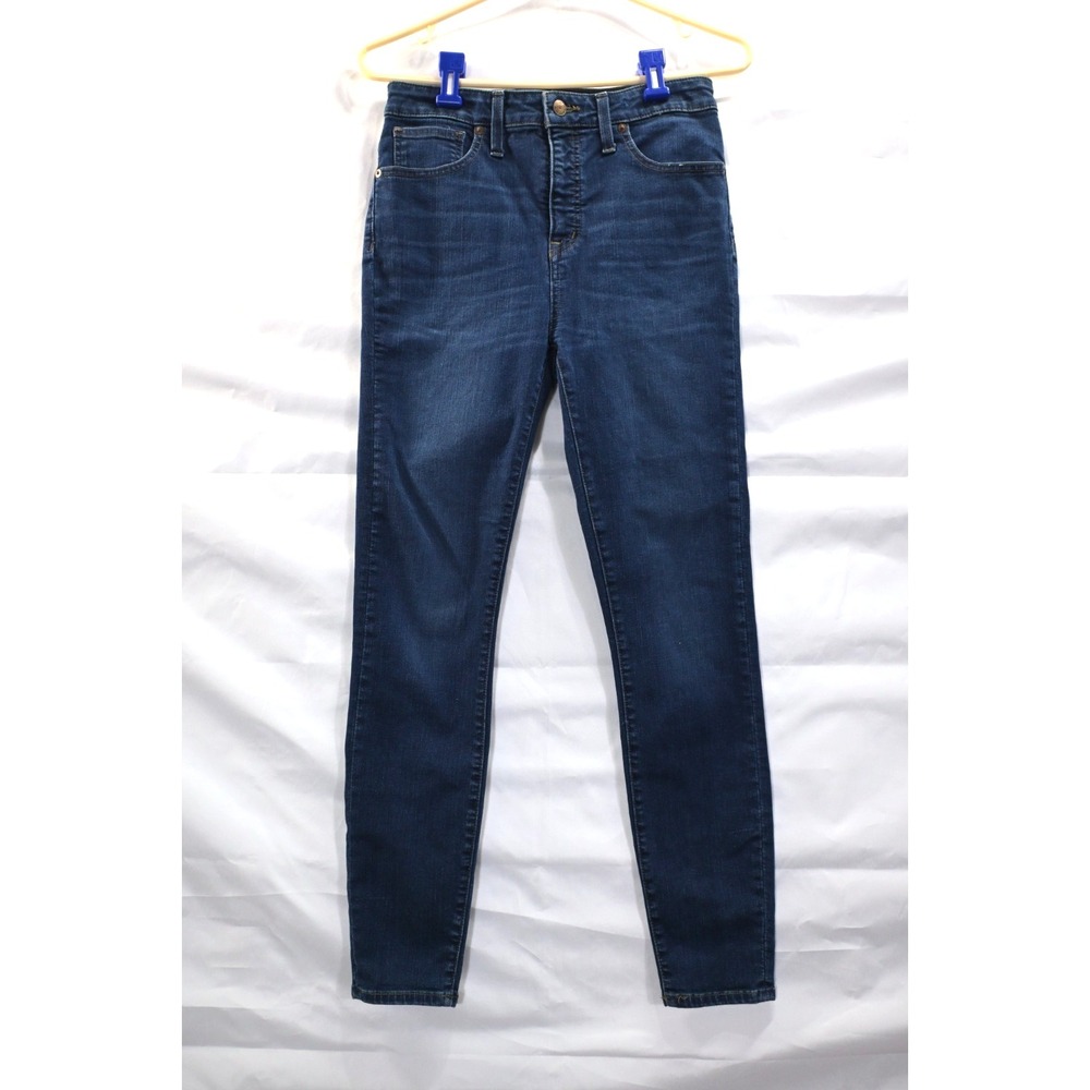 Madewell Curvy High Rise Skinny Jeans Womens 28 Dark Wash Stretch Denim